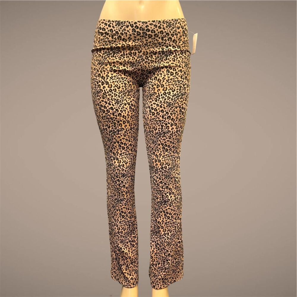 Newport Leopard Leggings | Animal Stretch Pants | Y2K Vintage NWT